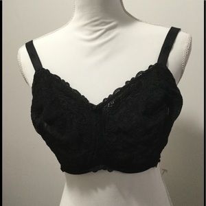 Wacoal- Black lace bra. Size 36DDD